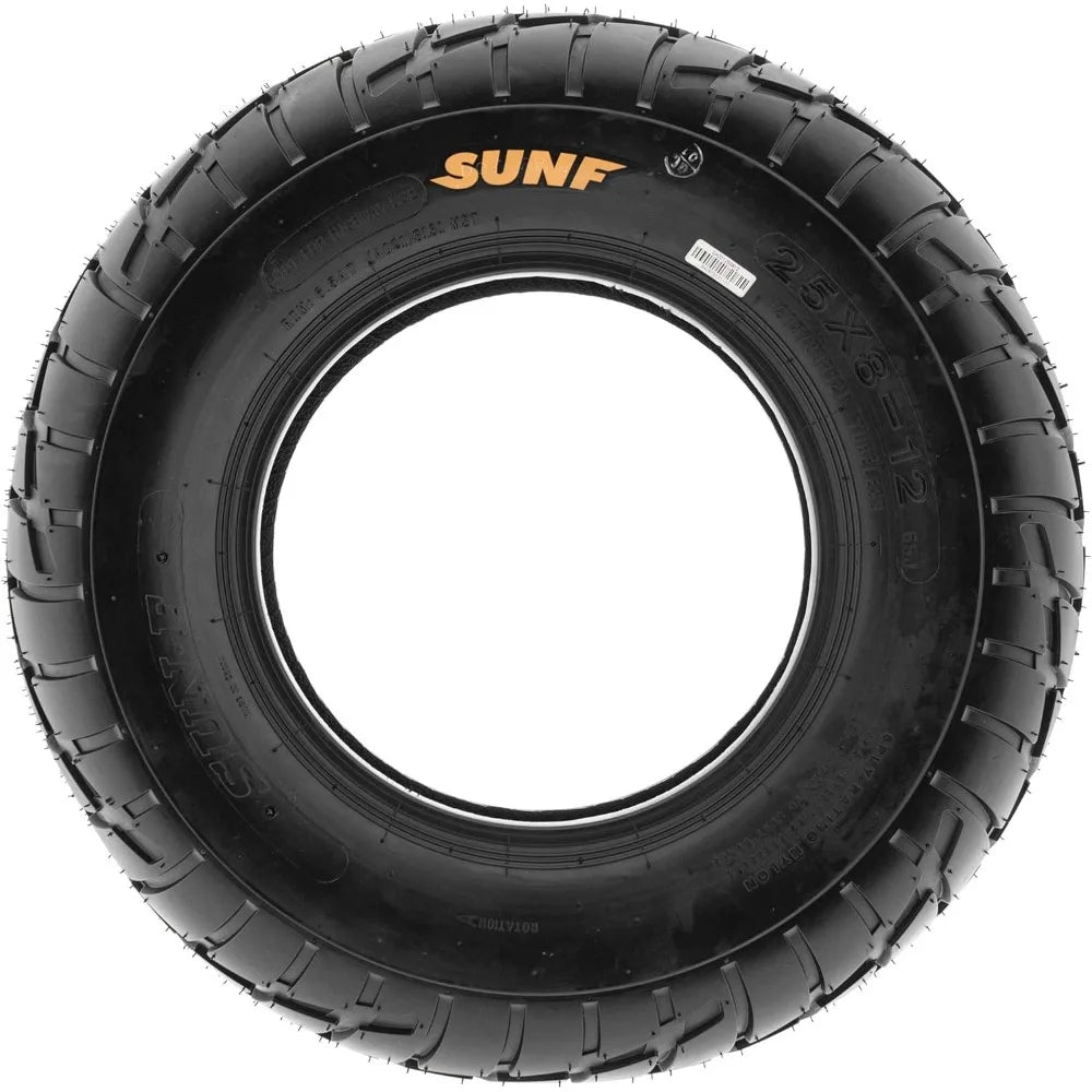 Set of 4 SunF A021 TT Sport ATV UTV Flat Track Tires 25x8-12 Front and 25x10-12 Rear 6 PR Tubeless