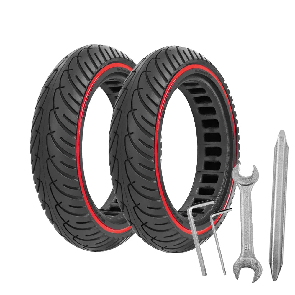 8.5 Inch Honeycomb Solid Tires for Xiaomi M365 1S Pro Electric Scooter Anti Explosion Shock Absorber Damping Spare Wheels
