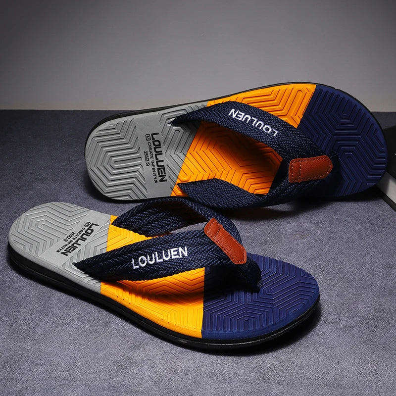 High Quality Men Flip Flops Summer Beach Slippers Casual Outdoor Footwear
