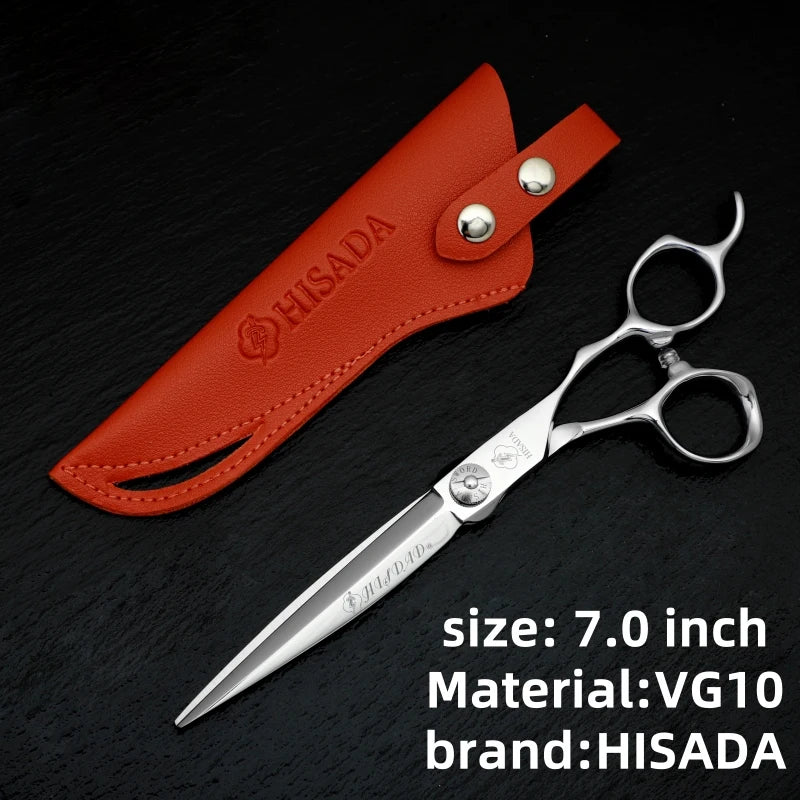 Hisada Professional Hairdressing Scissors 6 Inch VG10 Stainless Steel Cutting Scissors for Salon Use