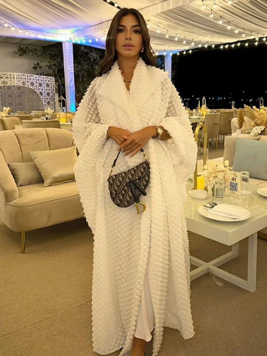 Women Loose Fit Abaya Dress in Polyeste - Summer 2024 Collection