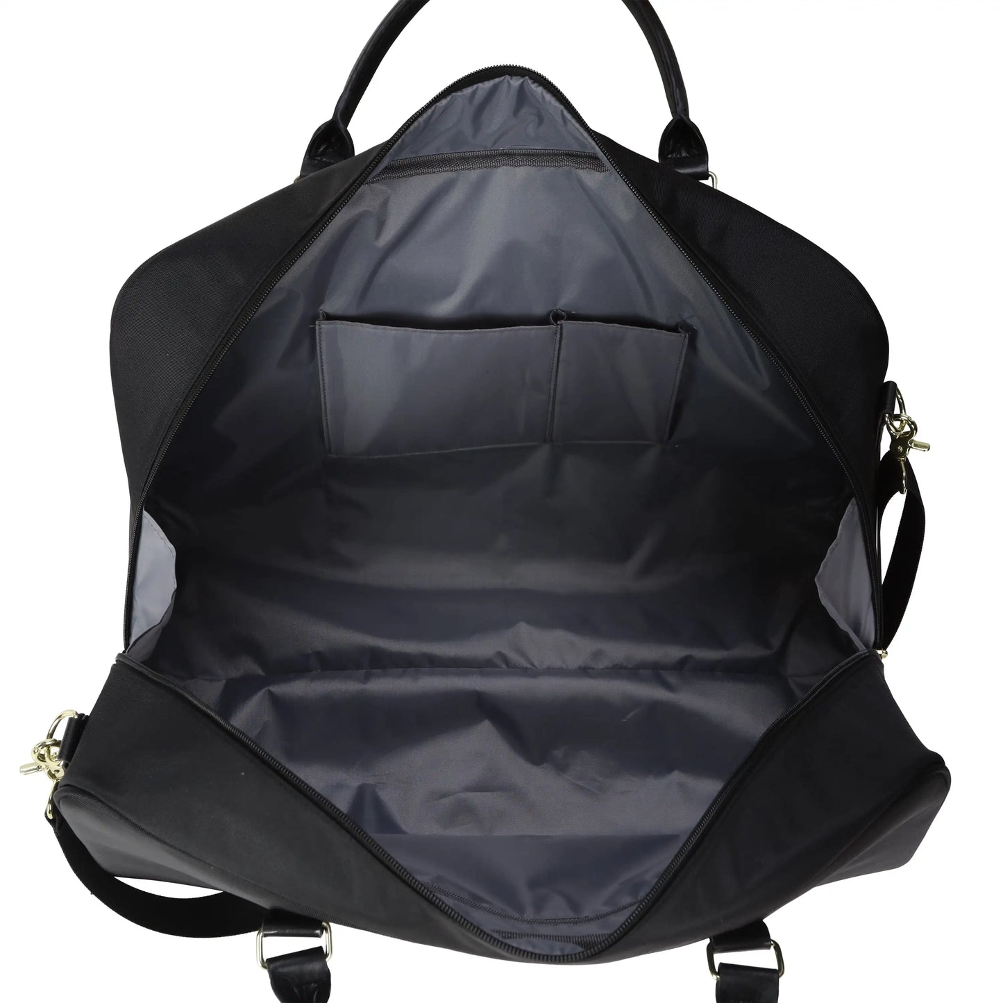 2 Pack 21 Inch Weekender Duffel Bag for Travel Black