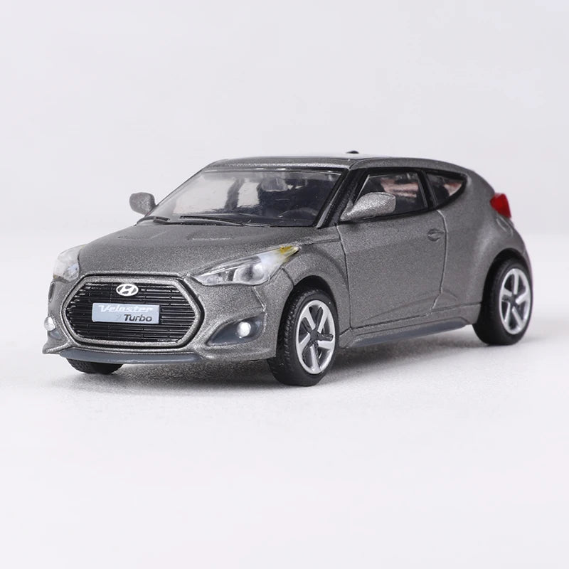 SHAODW 1:64 Veloster Turbo Alloy Model Car Diecast Collectible for Ages 18 and Up