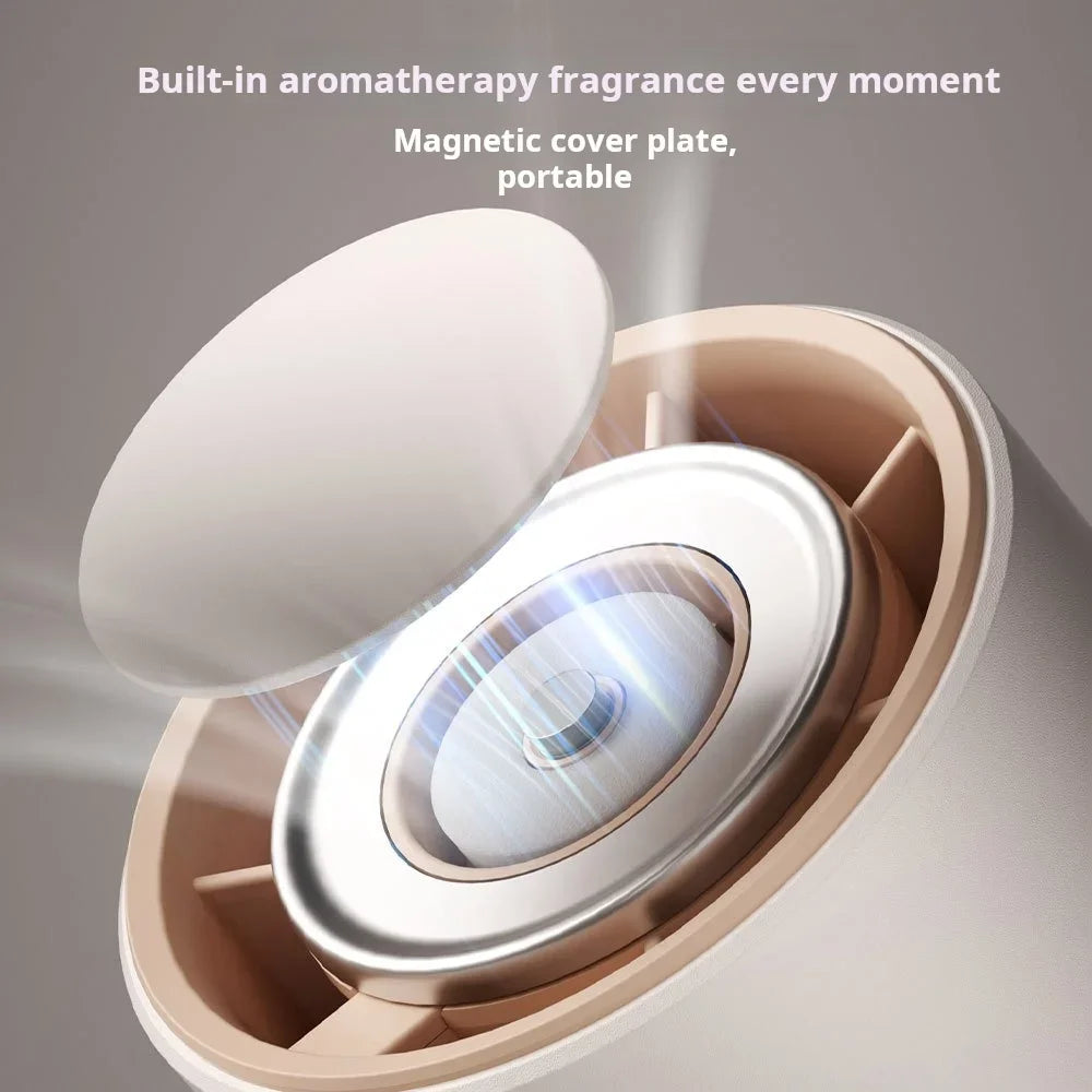 High Speed Handheld Fan with 5000mAh Battery 100 Speed Settings Stepless Motor LED Flashlight and Battery Indicator
