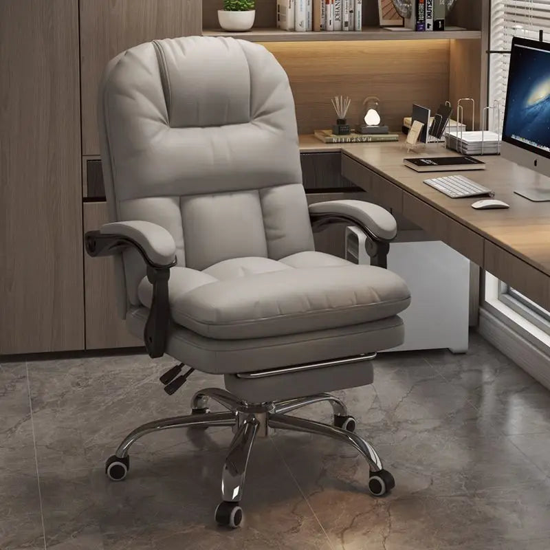 Computer Chair, Home, Comfortable, Reclining, Office Chair, Sedentary, Sofa, Boss, Study, Desk, Bedroom, Backrest, Chair