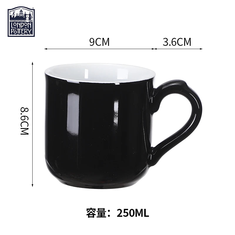 London Pottery 250ML mug coffee cups ceramics & pottery drink items coffee mug colorful drinkware coffee and tea tools for mate