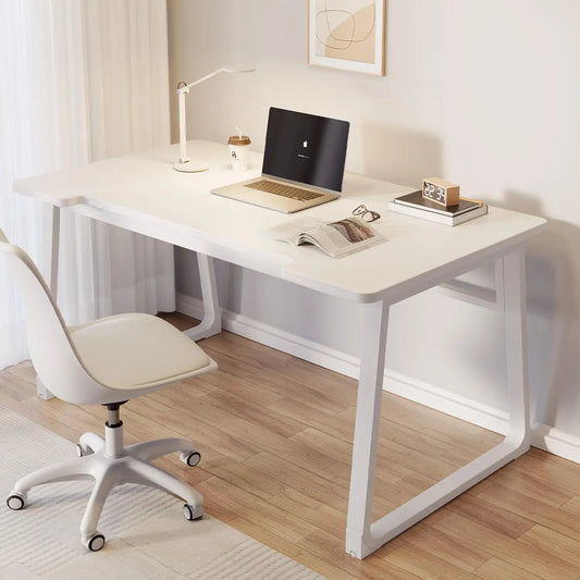 Small Computer Desk 39.4 Inch Modern Desk for Bedroom Student Office Table