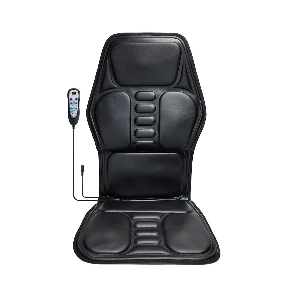 Massage Chair Pad with Heat, Back Massager Seat Cushion for Pain Relief, Chair Massage Pad for Office Home, Gifts for Men Women