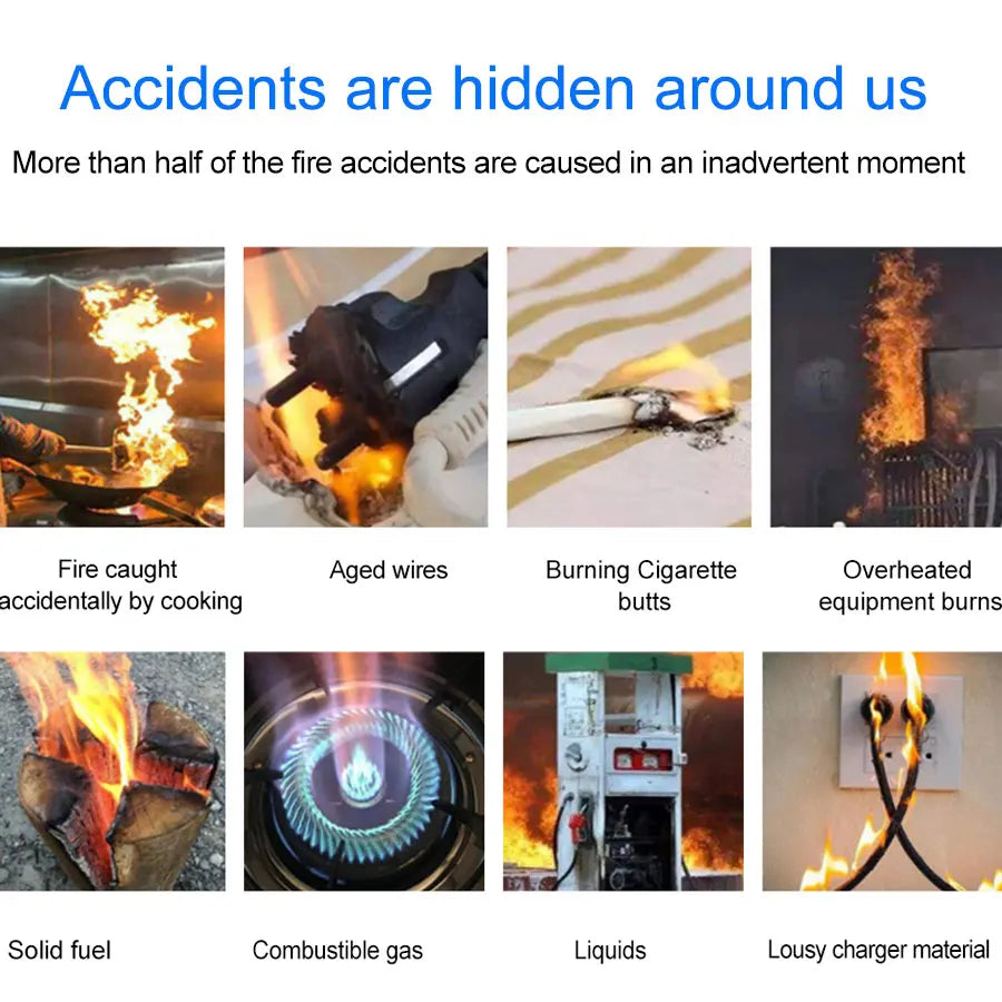 Smart Smoke Detector Fire Alarm with App Real Time Alerts Wireless Smoke Sensor Works with Tuya Smart Life App for Home Security