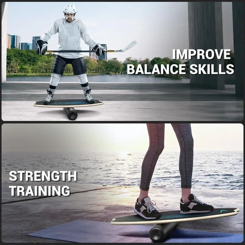 Balance Board 7 Modes Wobble Board with Adjustable Stoppers for Exercise Balancing Stability