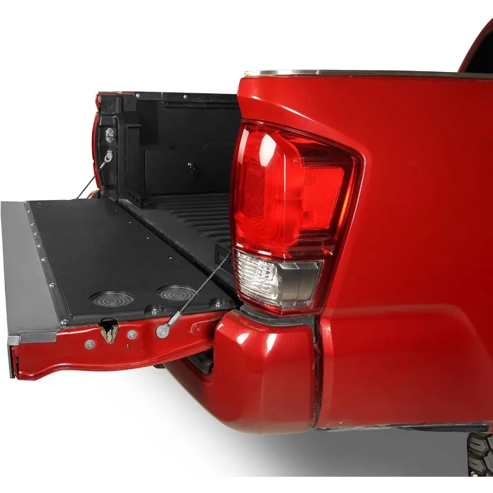 Customizable-Hooke Road Tacoma Flat Tailgate Cover Panel Table Plate Pad For 2005-2023 Toyota Tacoma 2nd 3rd Gen, Tail Gate Camp