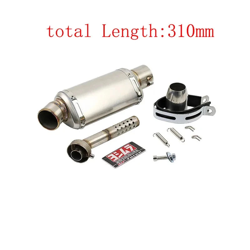 Universal 51mm Motorcycle Exhaust Yoshimura Muffler with DB Killer for Yamaha PCX125 FZ1N Z900 CBR500R R6 R25 R3 R1