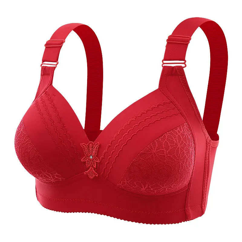 BC Cup Large Size No Steel Ring Comfortable Lingerie Push Up Breathable Women's Underwear Thin Cup Lenceria Femenina