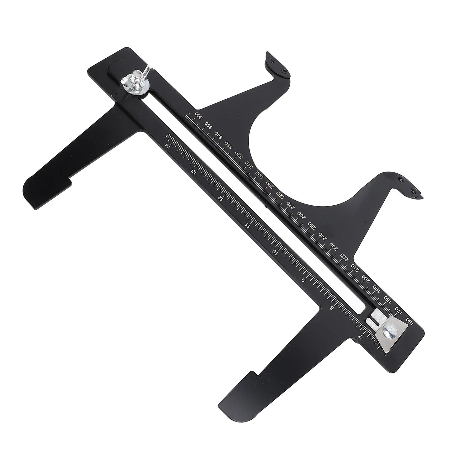 Brake Resetting Gauge Tool 6.5-14.25 Inch Double Scale Stainless Steel