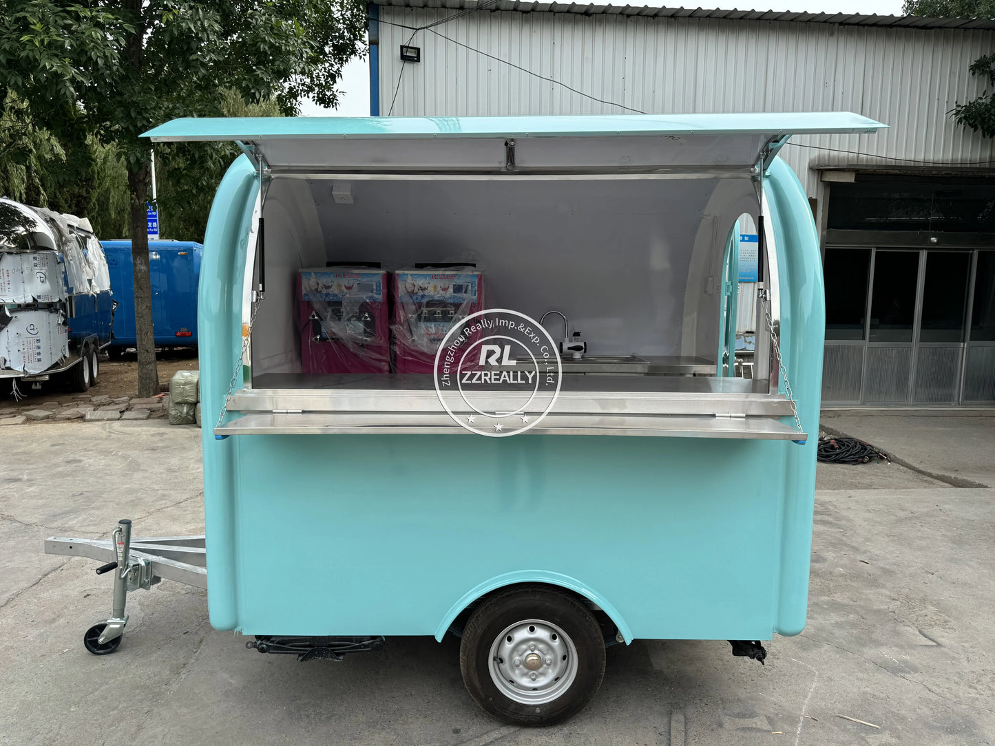 Shaved Ice Cart And Food Trailer Mobile Street Vendor