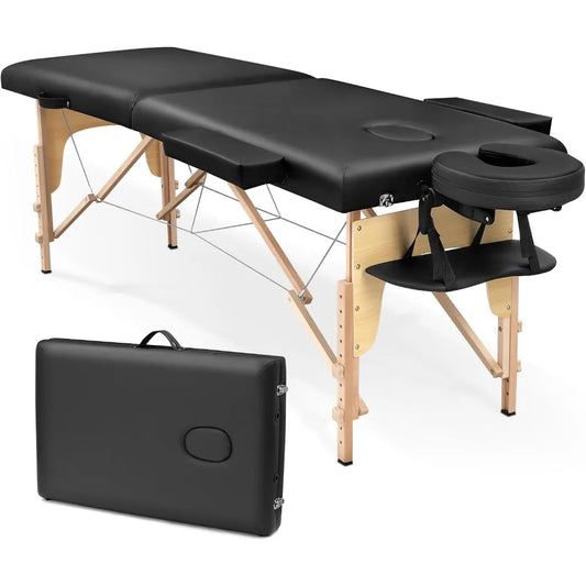 Professional Portable Massage Table Adjustable Foldable Lash Bed for Spa Tattoo Facial Physical Therapy
