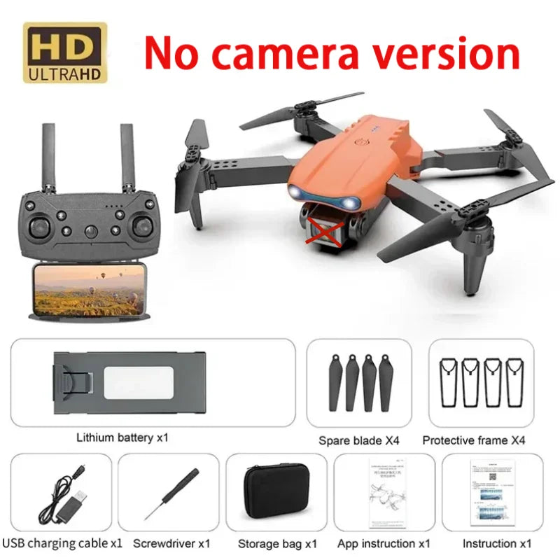 New E99 Pro Drone GPS Professional 8K HD Camera FPV 5G Wifi Brushless Motor Foldable RC Quadcopter Obstacle Avoidance