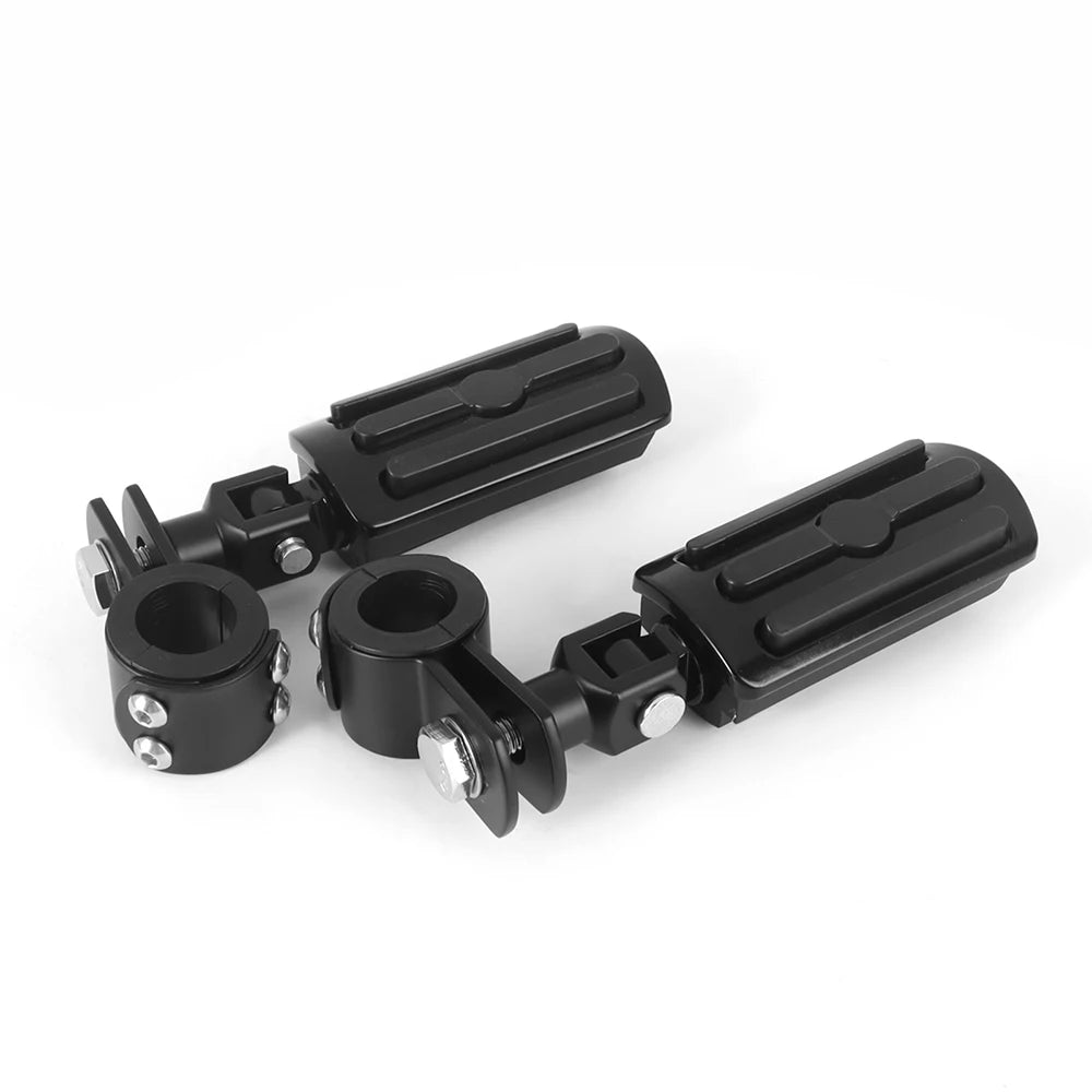1 1/4 Inch 32mm Motorcycle Foot Rest Highway Engine Guard Foot Pegs Mount Footrest for Harley Touring Honda Kawasaki Suzuki Yamaha