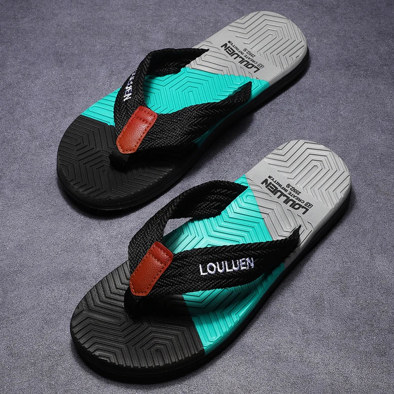High Quality Men Flip Flops Summer Beach Slippers Casual Outdoor Footwear
