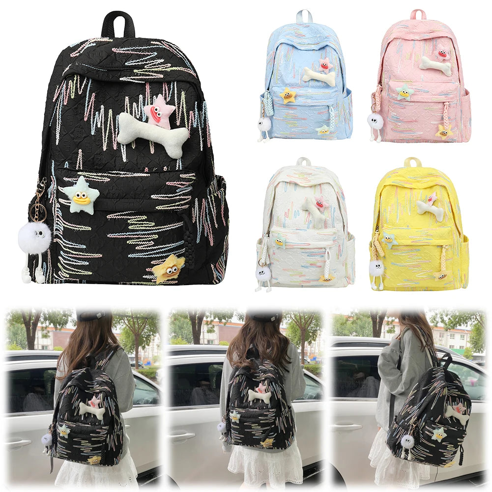 Large Capacity Laptop Backpack Travel Rucksack for Teen Girls and Women