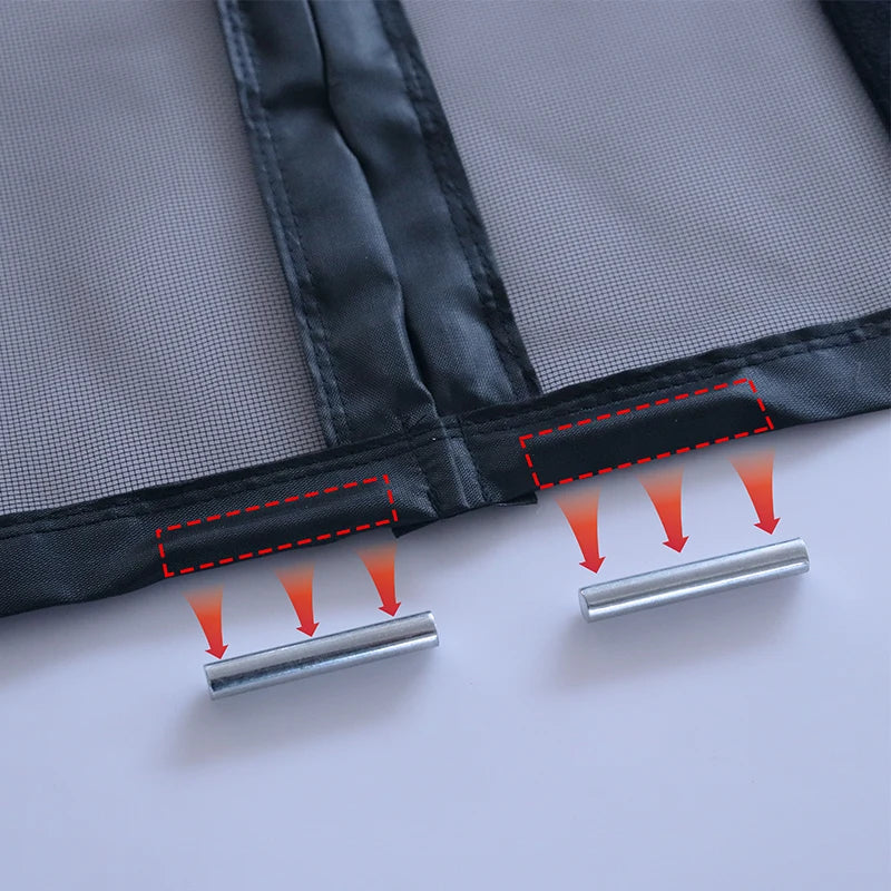 DTGJ Magnetic Door Screen Mosquito Net Custom Size Summer Anti insect Mesh Automatic Closing Curtain Applicable to glass doors