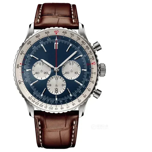 2025 Luxury Brand Men's High Quality Fashion Quartz Watch Multi-Function Chronograph Plastic Case Date Gift AAA Clocks