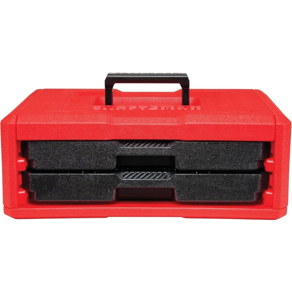 Mechanics Tool Set, 256-Piece Hand Tool and Socket Set with 2-Drawer Tool Box