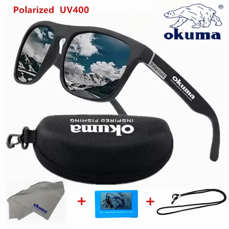 Okuma Polarized Sunglasses UV400 for Men and Women Outdoor Activities Hunting Fishing Driving Biking