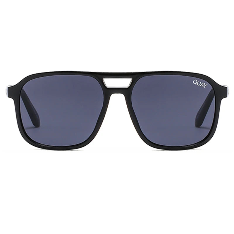 Quay On The Fly Sunglasses Women Double Bridges UV400 Protection Classic Eyewear