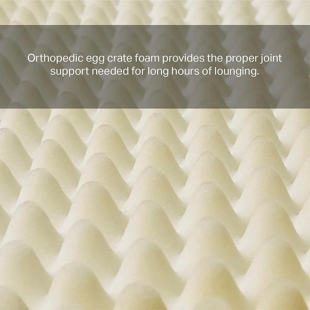 Non Slip Orthopedic Dog Bed Faux Fur Washable Rug Mat Soft Low Profile Design Joint Pain Relief Comfort