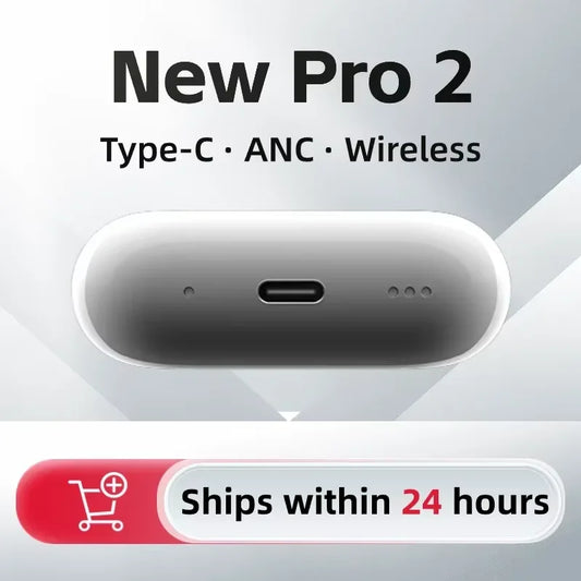 2025 Pro 2 Wireless Bluetooth Earbuds with USB Type C Cable and Active Noise Cancelling Headphones