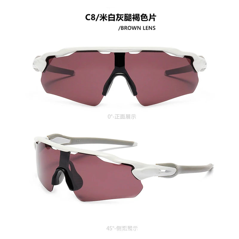 ZSMEYE RADAR EV 9208 Polarized Sunglasses for Men Outdoor Running with UV Protection and Trendy Frame