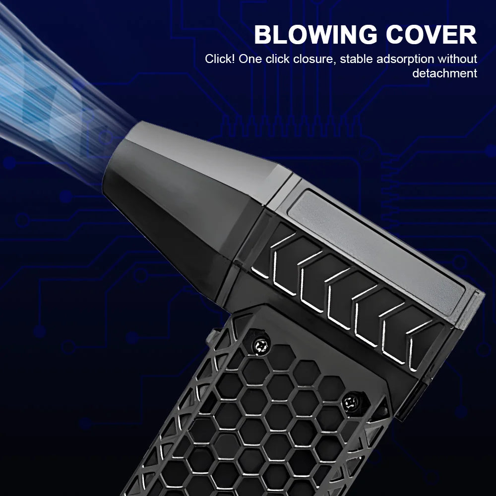 CAER Turbo Jet Violent Fan with Storage Bag 130000RPM Wind Speed 52m/s Portable Mini Air Blower Handheld Car Dust Blowing Tools