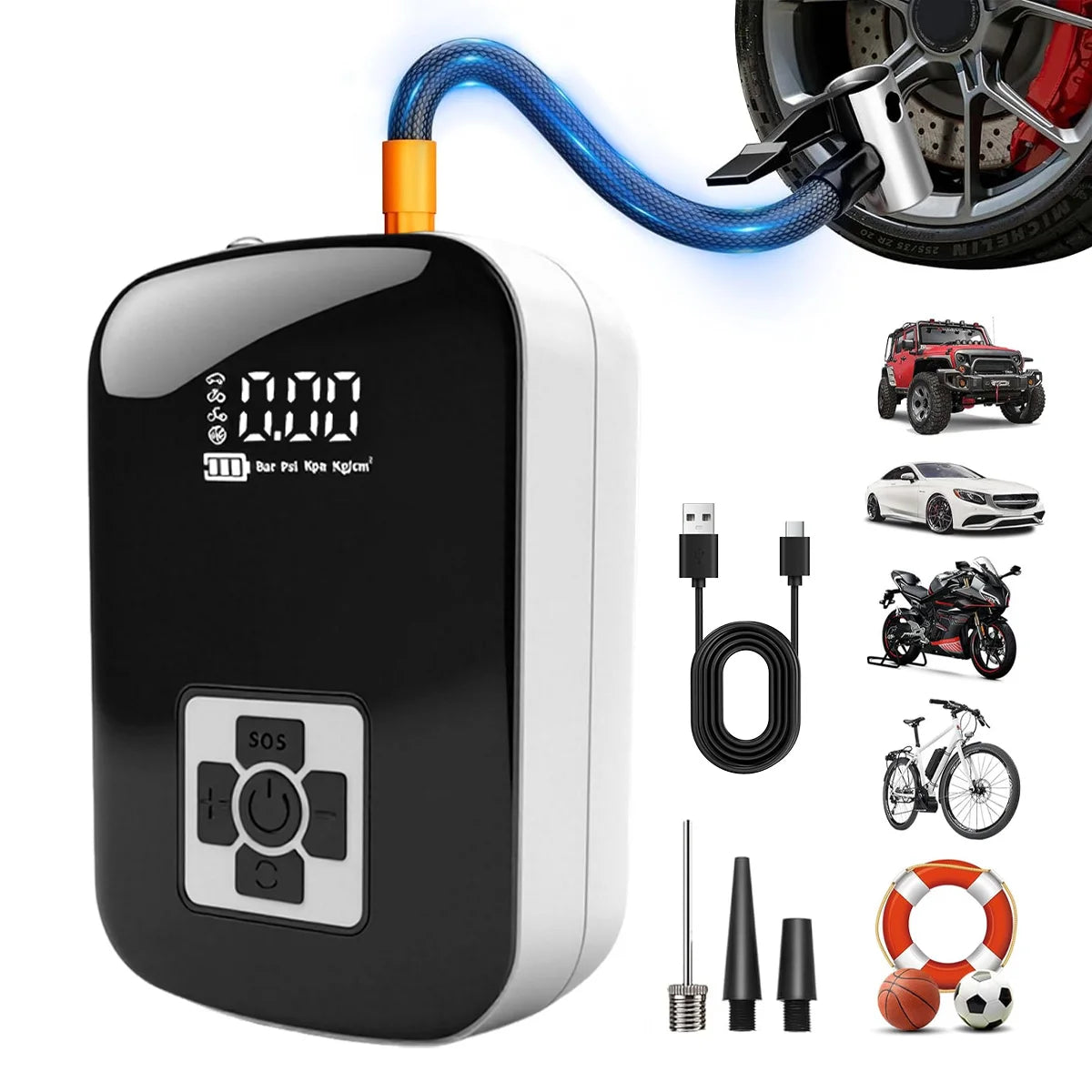 Samson Shopping 25 Car Mounted Wireless Inflation Pump