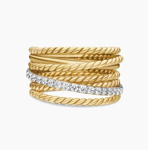 High Quality Stylish 925 Silver DY Latest Ring for Everyday Wear