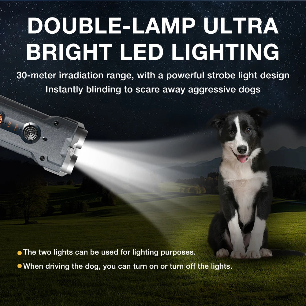 Samson Shopping 25 Ultrasonic Dog Repellent Dual Head LED