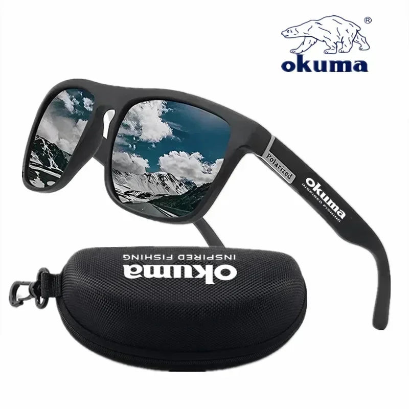 Okuma Polarized Sunglasses UV400 for Men and Women Outdoor Activities Hunting Fishing Driving Biking