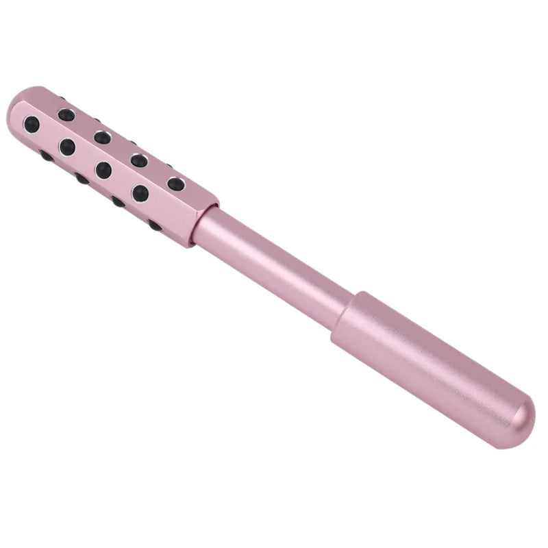 24 Germanium Face Massage Roller Stick Gua Sha Massager for Women Skin Care Beauty Tool