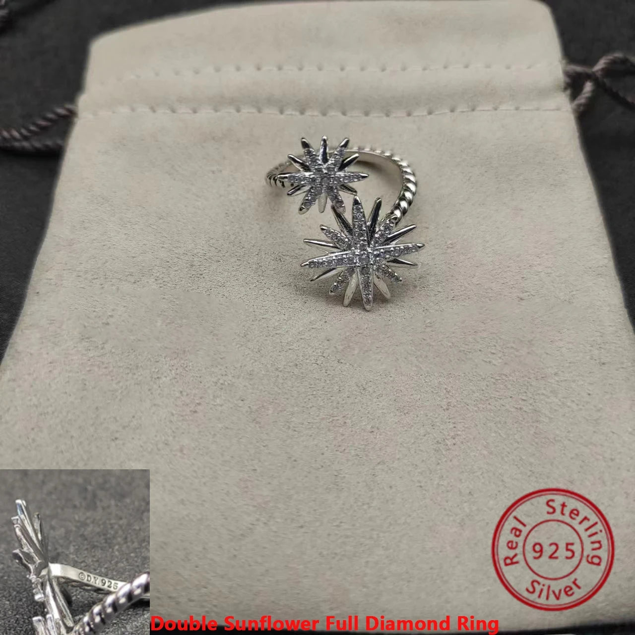 High Quality Stylish 925 Silver DY Latest Ring for Everyday Wear