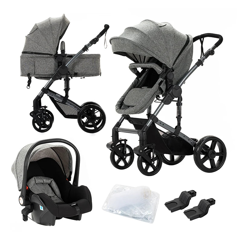 Is Foldable Lightweight Newborn Baby Stroller 3 In 1
