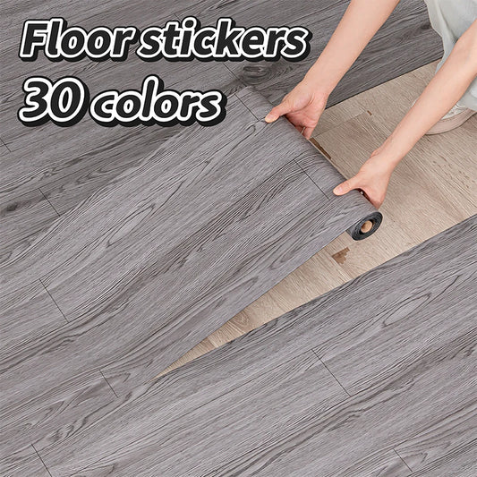 Peel and Stick Floor Tile，2 Roll Vinyl Flooring Roll 15.75"x 118.11"/25.8Sq.Ft Wood Grain Peel Stick Floor Tiles