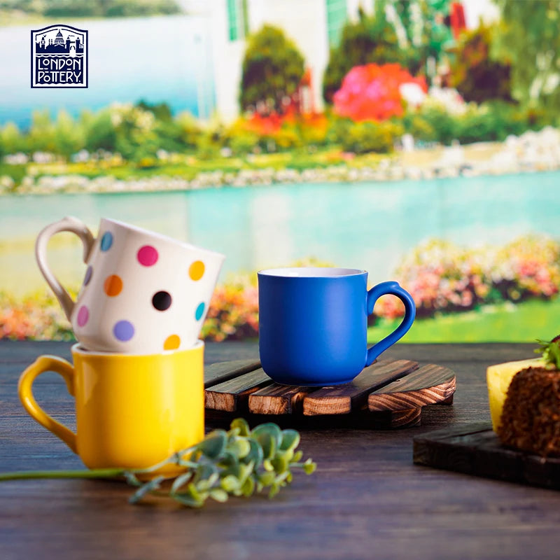 London Pottery 250ML mug coffee cups ceramics & pottery drink items coffee mug colorful drinkware coffee and tea tools for mate