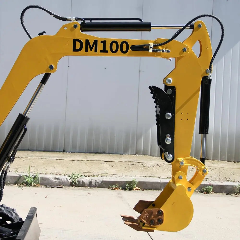 Mini Excavator 13 5HP Trench Digger with Thumb Clamp