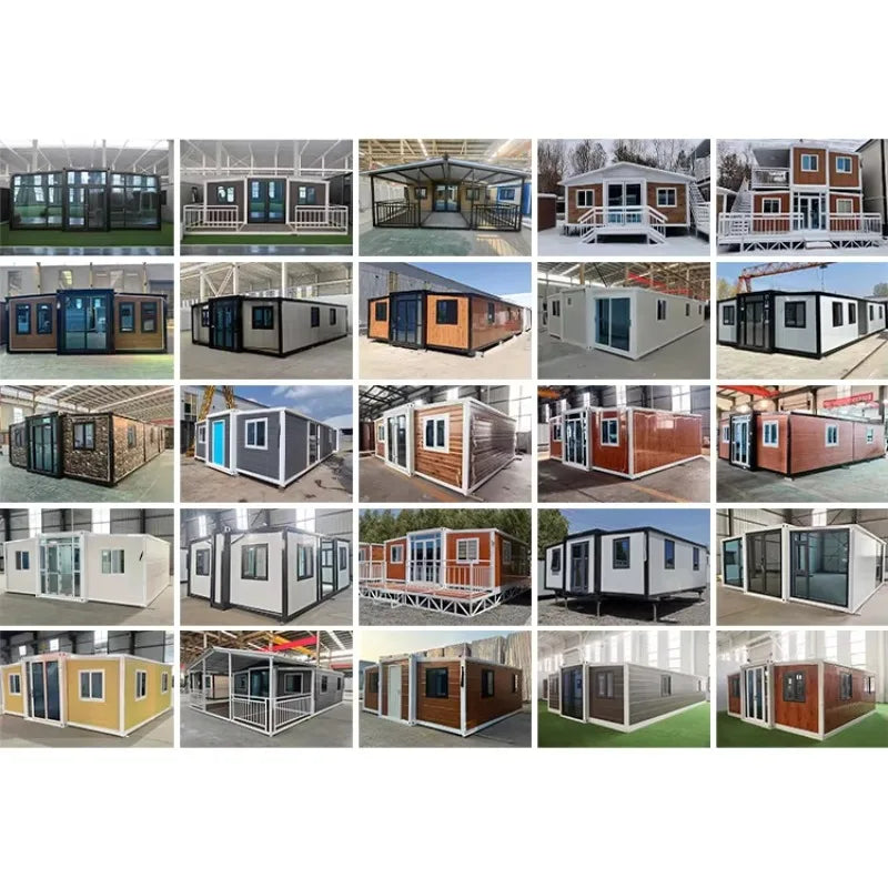 Expandable Container House Ready Made 40Ft 20Ft Prefabricated Mobile Tiny Home Steel Portable Home 2 3 4 5 Bedrooms