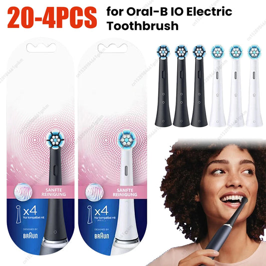 20 4PCS Replacement Toothbrush Heads Ultimate Clean Electric Toothbrush Heads for Oral B IO