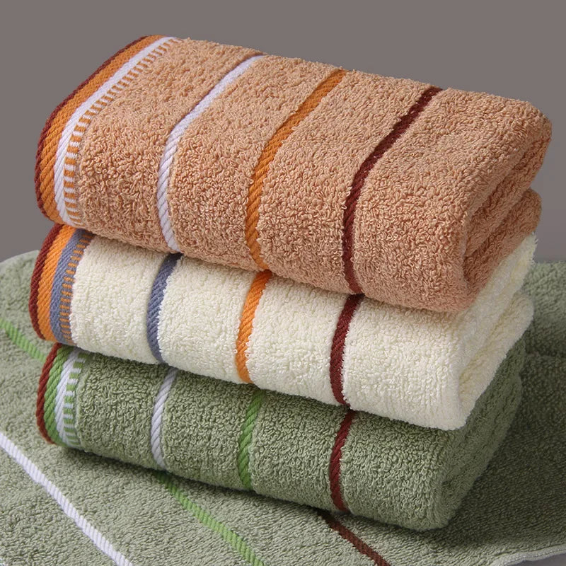 100 Percent Cotton Bathroom Face Towel Combed Cotton Solid Color Rectangle Machine Washable