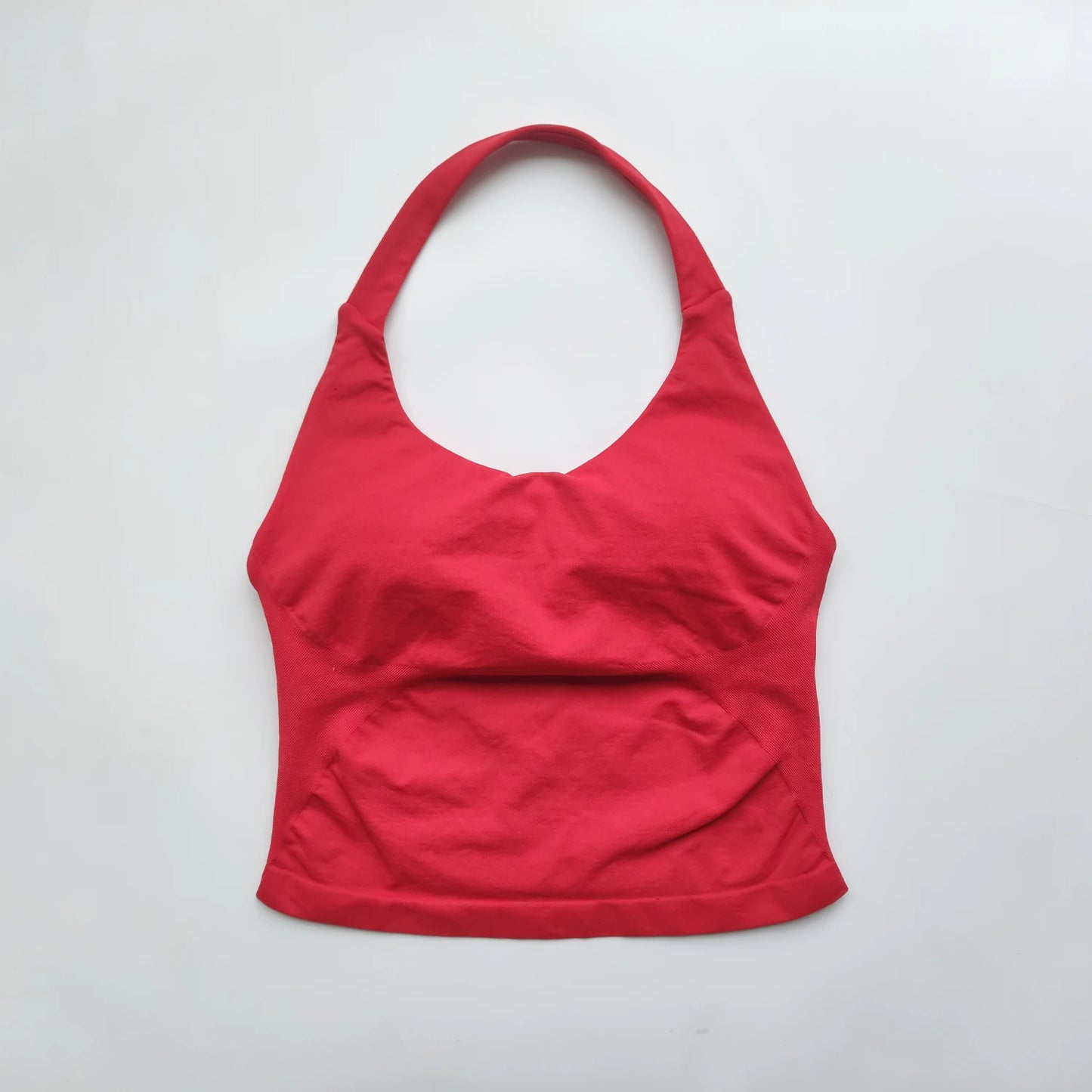 Ashlimo Impact Halter Top Gym Tops Women Backless Design Yoga Tank Tops Push Up Sports Bra Fitness Workout Activewear