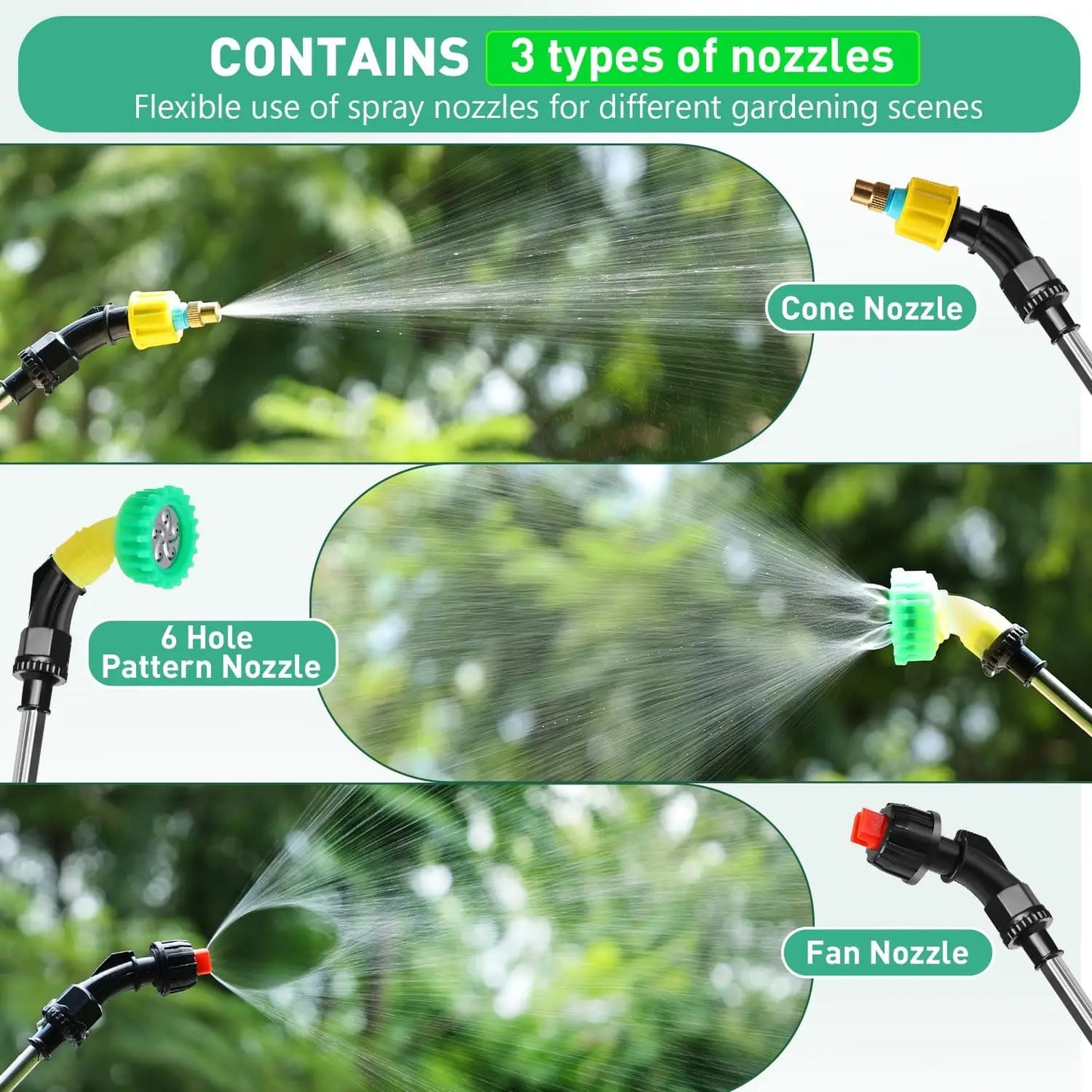 Shoulder Style Electric Sprayer 8L Watering Can With Spray Gun USB Rechargeable Automatic Garden Plant Mister