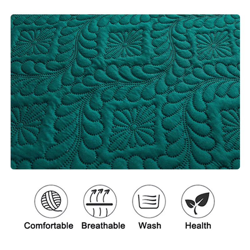 Waterproof Quilted Mattress Protector Breathable Mattress Cover Anti-Mite Anti-Bacterial Fitted Bed Sheet