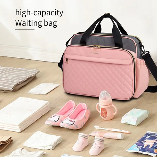 Multifunctional Maternity Stroller Diaper Bag Waterproof